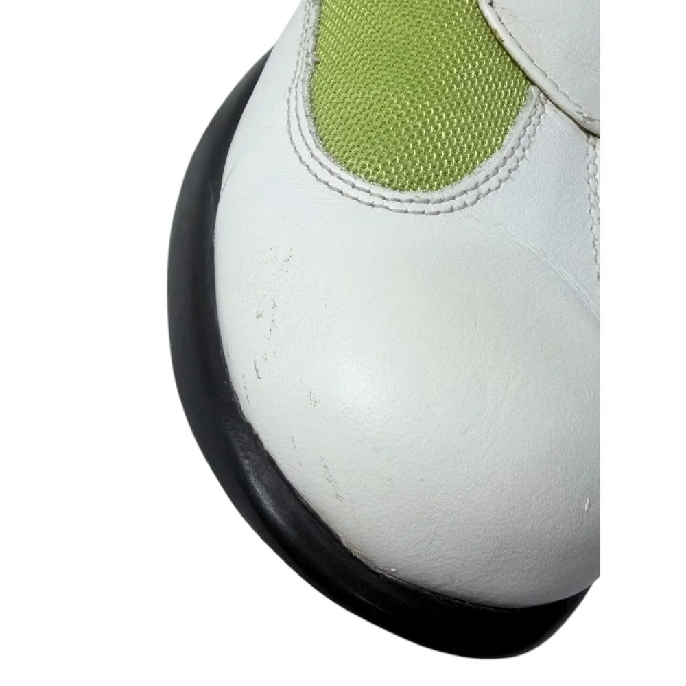 Sandbaggers Bali Women's Slip-On Golf Lime Green/White Golf Shoes 8.5